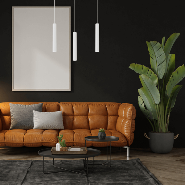 Wisząca lampa Hudson MLP8799 metalowa kaskada loft biała