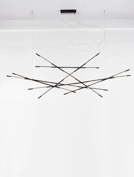 Efektowna lampa wisząca BELL LE42731 Luces Exclusivas LED do sypialni czarna