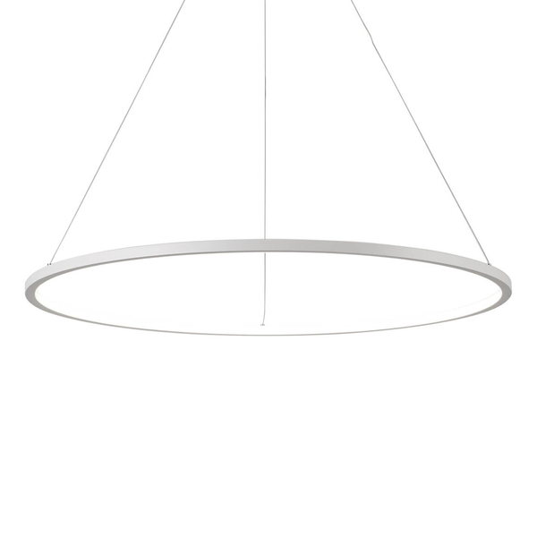 Wisząca lampa ring Vinola PND-56135B-100RPC-WH-3KS4K-TRDIMM Italux LED 58W 3000-4000K biały