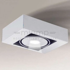 Spot LAMPA sufitowa KOGA IL 7198 Shilo regulowana OPRAWA natynkowa LED 10W 3000K metalowa biała