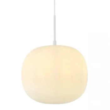 Minimalistyczna zwisająca lampa 20125 kula szklana biały