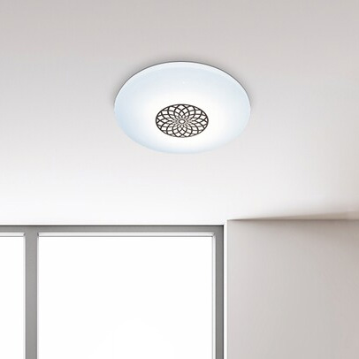 Sypialniana lampa sufitowa Ophelia 5364 LED 24W 3000-6500K pilot chrom
