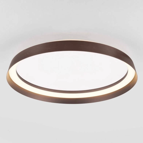 Plafon sypialniany BATALLAS LE44652 LED 38W 2700-4000K okrągły ściemnialny brązowy