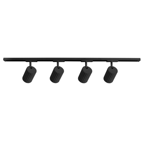 1-fazowy system szynowy Tokio LP-787 SET 1F BK tuby z regulacją czarny