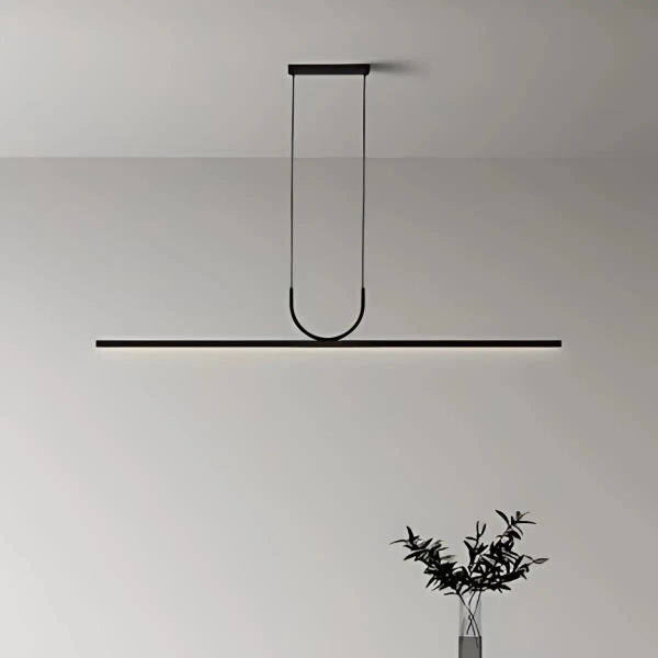 Liniowy żyrandol nad stół Persivald LWLN-PERSI LED 24W 3000K czarny