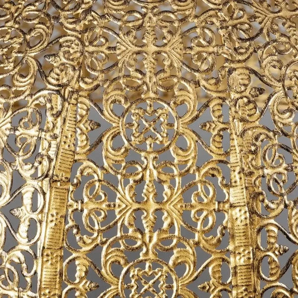 Jadalniana lampa wisząca Maestro ABR-LWE-E27 Abruzzo metalowa złota