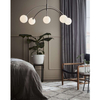 LAMPA wisząca HEAVEN 107559 Markslojd metalowa OPRAWA szklane kule balls zwis stal biały