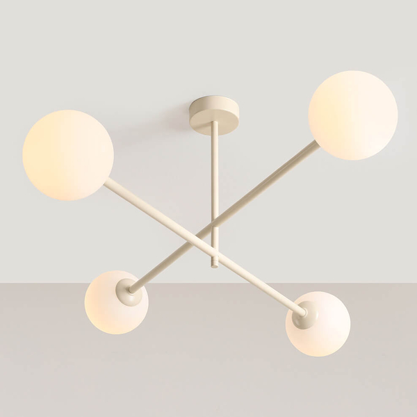 Przysufitowa lampa molekułowa PINNE 1080PL_L9 Aldex kremowy