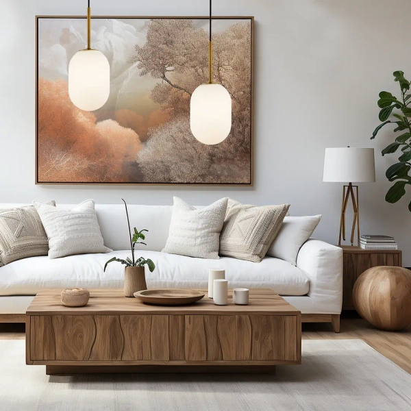 Żyrandol wiszący nad stół ALIAS GOLD ML0317 do jadalni szklana złota