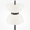 Metalowa podłogowa lampa Kyoto MOD178FL-L11B3K LED 11W 3000K czarna biała