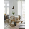 Szklana wisząca lampa Julius 34438/28/65 Lucide loftowa czarna złota