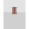 Minimalistyczna lampa sufitowa ZORVELA LE45301 do salonu czerwony