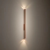 Naścienna belka lampa LASER 11815 na korytarz miedź