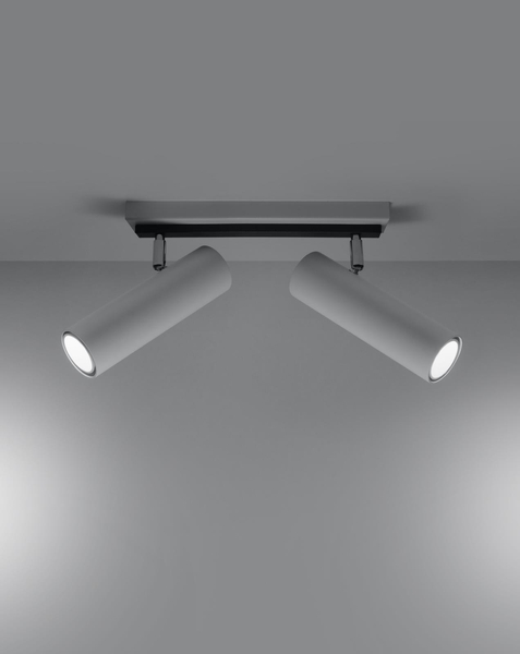 Reflektorowa LAMPA sufitowa Direzione SL.0496 Sollux metalowa OPRAWA listwa SPOT regulowane tuby białe