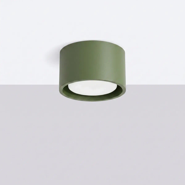 Oliwkowa lampa sufitowa MODO SL.2462 1xGx53 metalowy downlight tuba