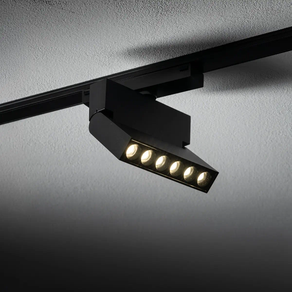 1-obwodowa lampa szynowa 11337 LED 6W 4000K czarna