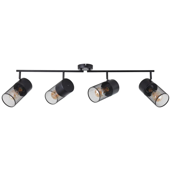 Loftowa lampa sufitowa Kamolo 99726/76 metalowa czarna