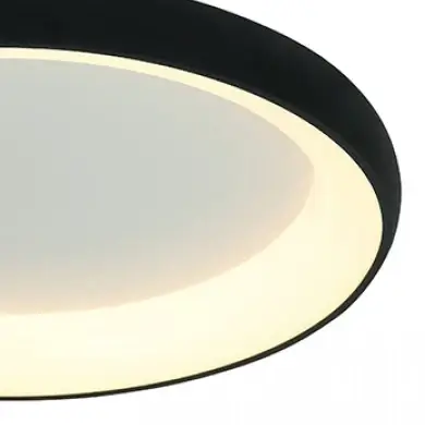 Przysufitowa lampa ringowa 2056 LED 55W 3000K okrągła do kuchni czarny