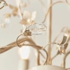 Wisząca lampa glamour Lullaby LULLABY-3CR złoty kremowy