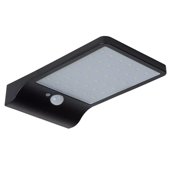 Ścienna lampa solarna BASIC 22862/04/30 IP44 czujnik ruchu czarna