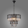 Żyrandol LAMPA wisząca FILIP PND-43493-7A Italux glamour OPRAWA kryształowy ZWIS crystal przezroczysta czarna