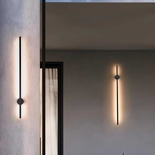 Elewacyjna lampa Guido AZ5339 Azzardo LED 12W 3000K długa czarna