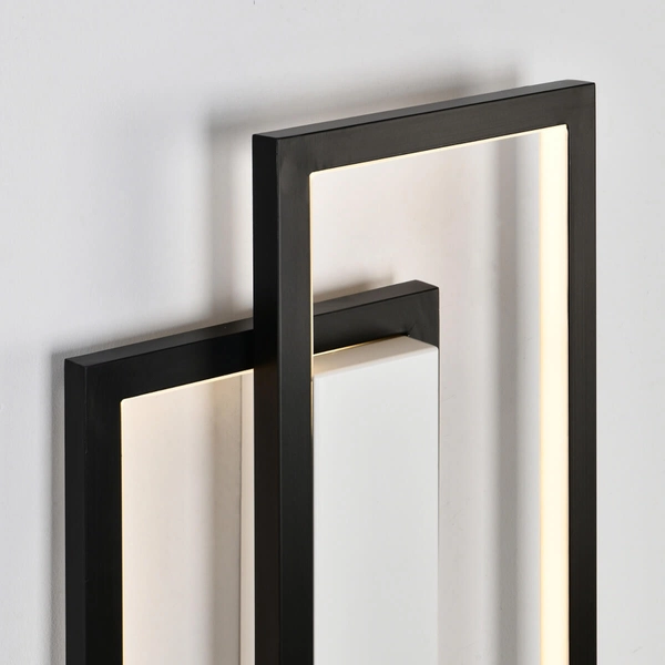 Metalowa lampa ścienna SYMMETRY ST-MD1027M LED 39W 3000K frame czarna