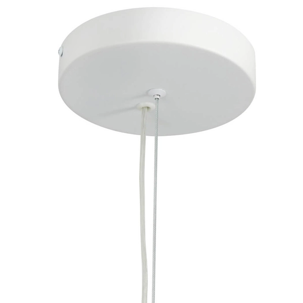 Szklana lampa wisząca ENZO ST-F22020601-D40 white kula biały złoty
