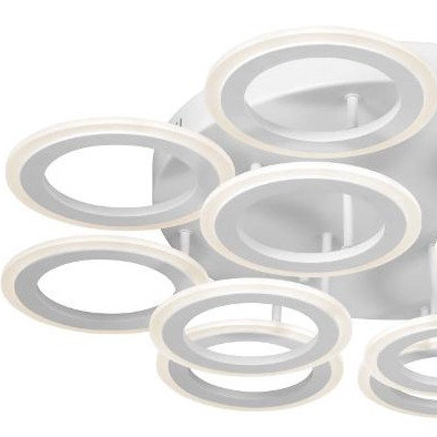 Natynkowa lampa sufitowa W7106-8+4S plafon LED 216W nad łóżko