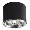Okrągły downlight BOT 1047PL_G Aldex metalowy plafon czarny