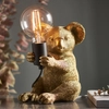 Stołowa lampa koala L&-195082 Light& hampton do sypialni złota czarna