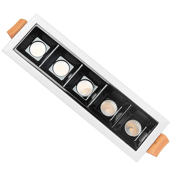 Lampa liniowa wpuszczana 583 Domeno LED 10W 4000K metalowa biała