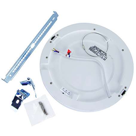 Oczko LAMPA sufitowa stropowa OLGA LED C 03767 Ideus okrągła OPRAWA plafon LED 12W 2700K, 4000K, 6500K natynkowy biały