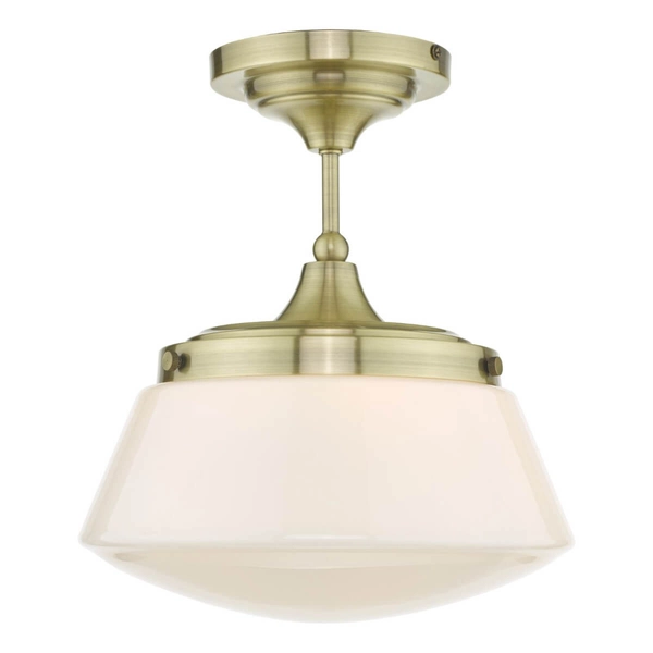 Kuchenna lampa sufitowa Caden CAD0175 Dar Lighting mosiądz biała