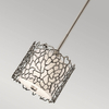 Regulowana lampa wisząca Silver Coral KL-SILVER-CORAL-MP Kichler tuba srebrny