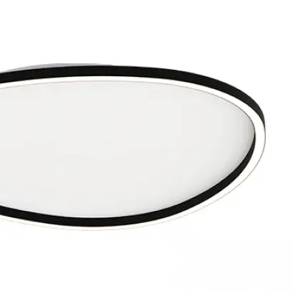 Jadalniana sufitowa lampa 23208 LED 39W 3000K owalna czarny