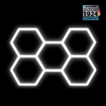 Geometryczny plafon Hexagon HEX-565-Y9-V11-PS1 LED 230W 4000K IP54 biały