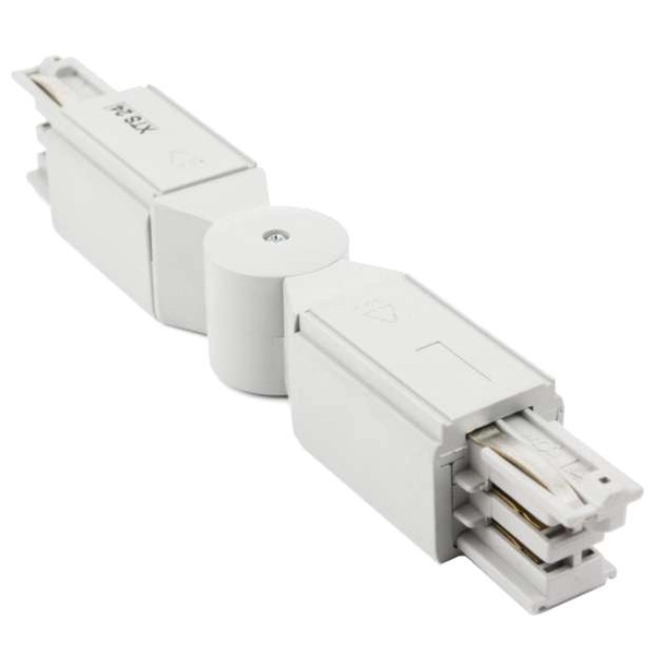 Łącznik nastawny do szyny 3-fazowej 8122 Shilo natynkowej biały