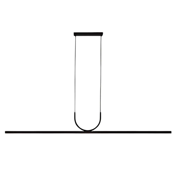 Liniowy żyrandol nad stół Persivald LWLN-PERSI LED 24W 3000K czarny