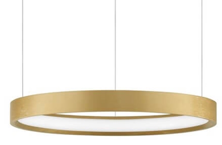 Lampa wisząca ZACAPU LE42789 obręcz nad stolik LED 30W 3000K złota
