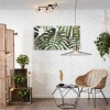 Sufitowa lampa loft Manama 78132/76 metalowa czarna drewniana
