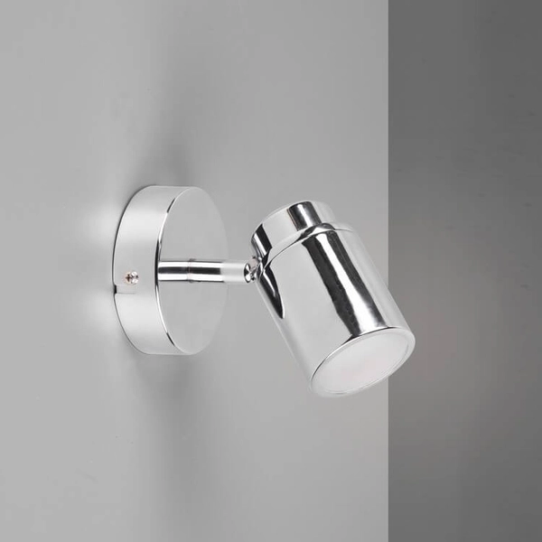 Reflektorek ścienny z regulacją BRISA DL106880400 IP44 srebrny