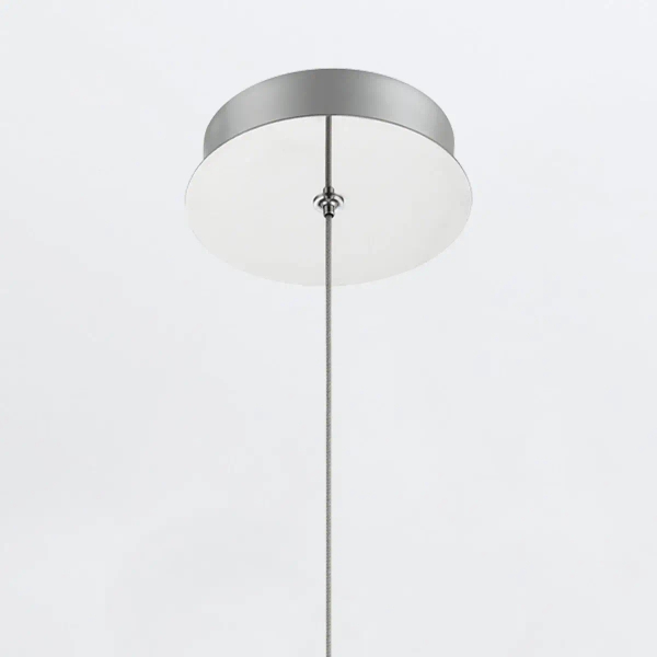 Wisząca lampa Espada QN-ESPADA-1P-PC LED 18W 3000K szklana tuba srebrny