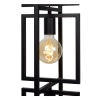 Podłogowa lampa loftowa Luuk 00726/03/30 metalowa z włącznikiem czarna