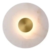 Okrągły naścienny kinkiet Dalinia WL0114 LED 8W 3000K złoty