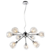 Lampa wisząca DIXI 39-65018 szklana kule siatki sticks chrom przezroczyste