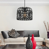 LAMPA wisząca ALESSANDRA 2156 Rabalux metalowa OPRAWA ażurowy zwis vintage czarny