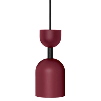 Lampa wisząca do jadalni Supuru SUA124P0 nad wyspę bordowa czarna