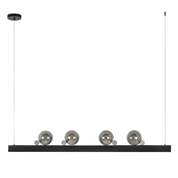 Wisząca lampa kulista Lineal MSE010100270 Moosee kule przydymione czarne