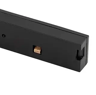 Prosty moduł przewodzący do szyn 1-obwodowych 11734 czarny